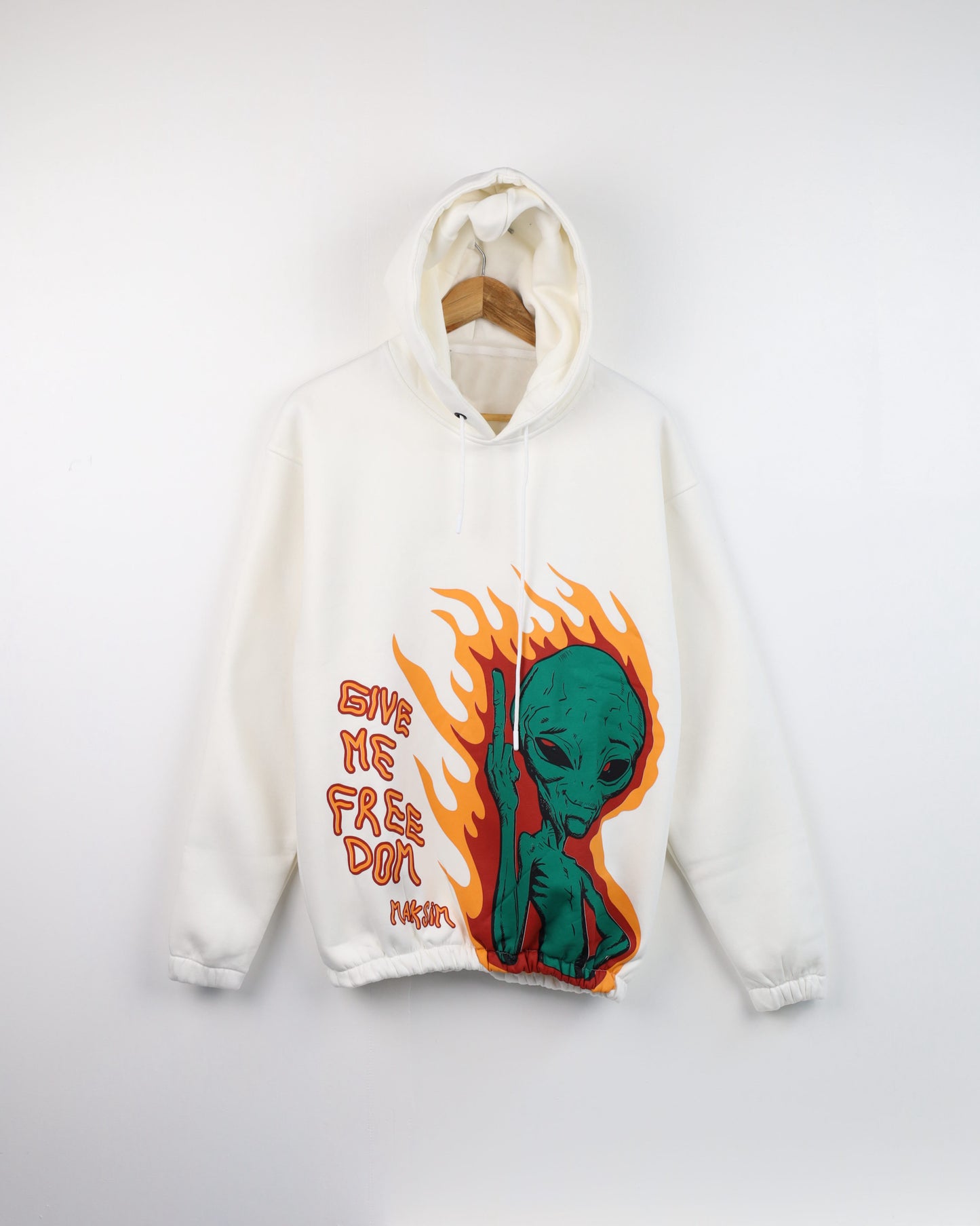 GIVE ME FREEDOM Hoodie (White)