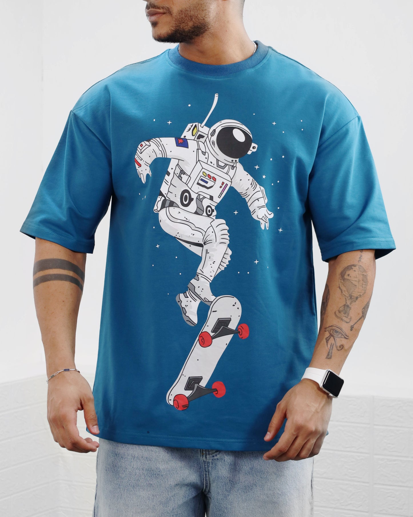 Astronaut T-shirt Blue