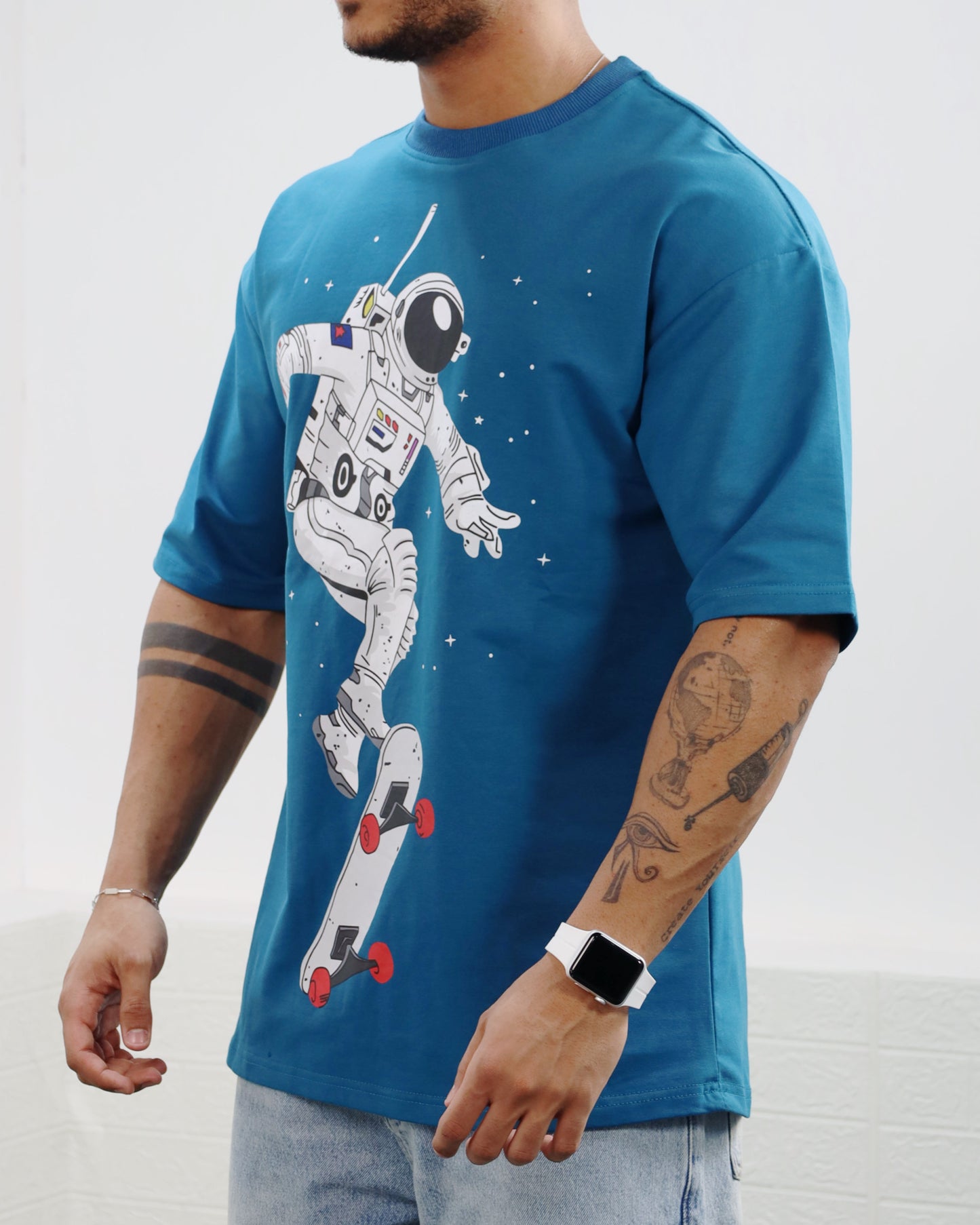 Astronaut T-shirt Blue