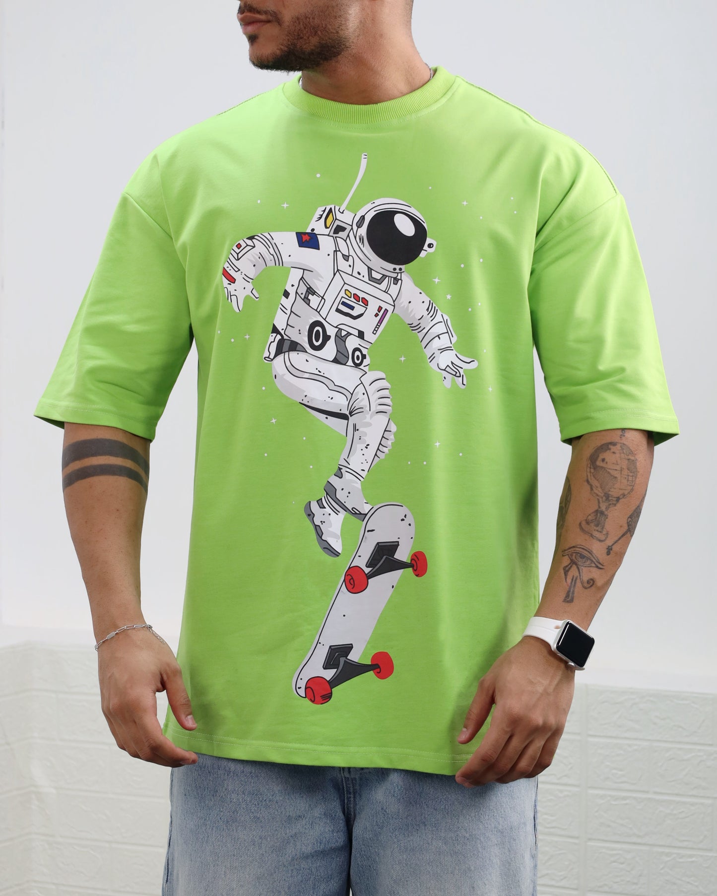 Astronaut T-shirt Green