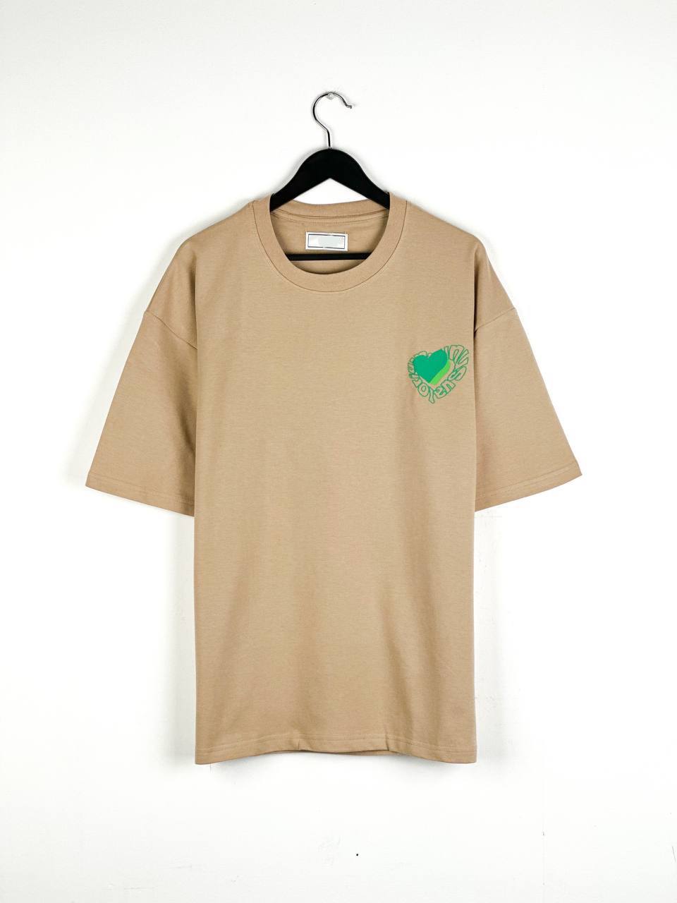 Light Beige Heart T-shirt (TS008)