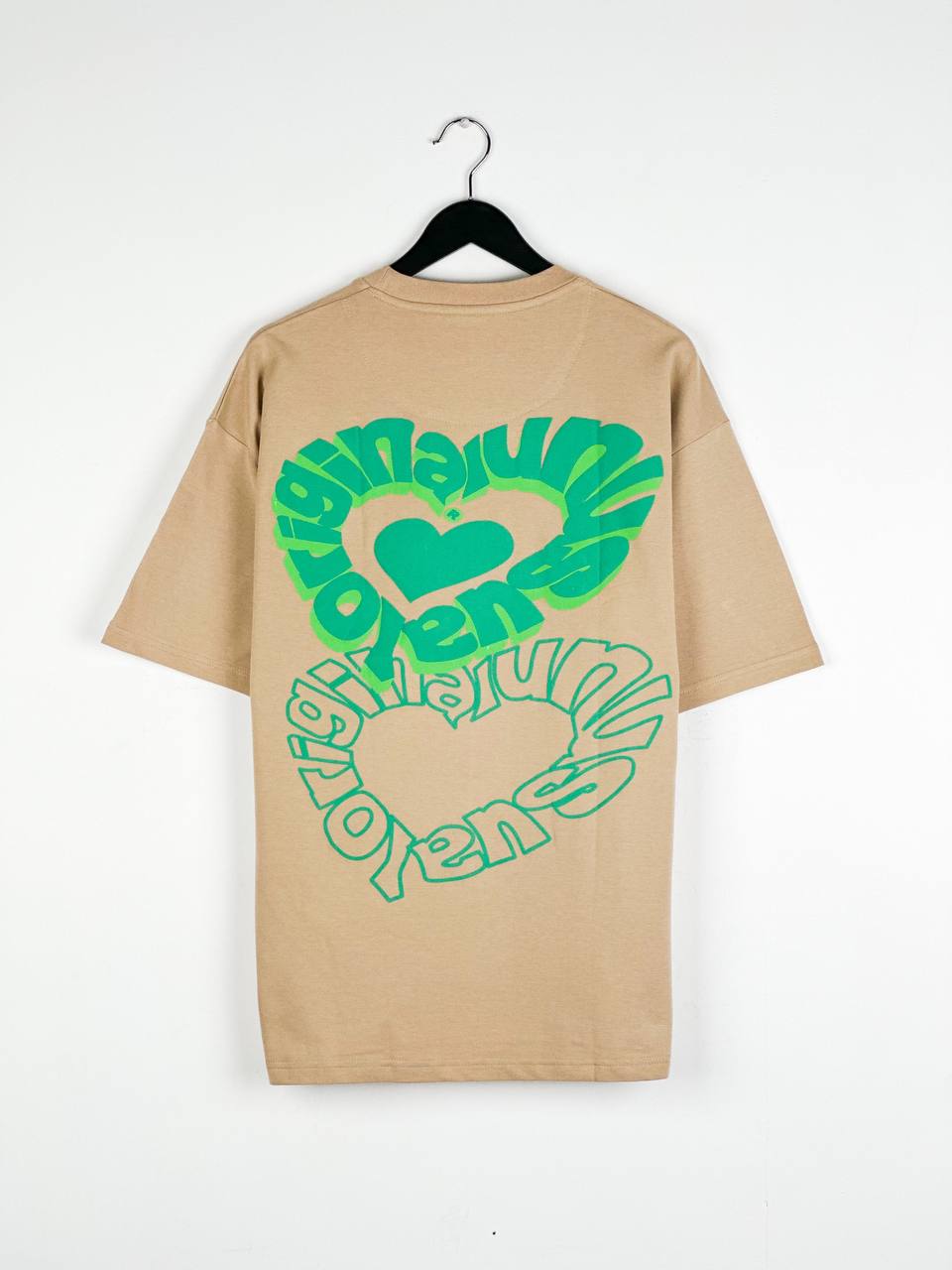 Light Beige Heart T-shirt (TS008)