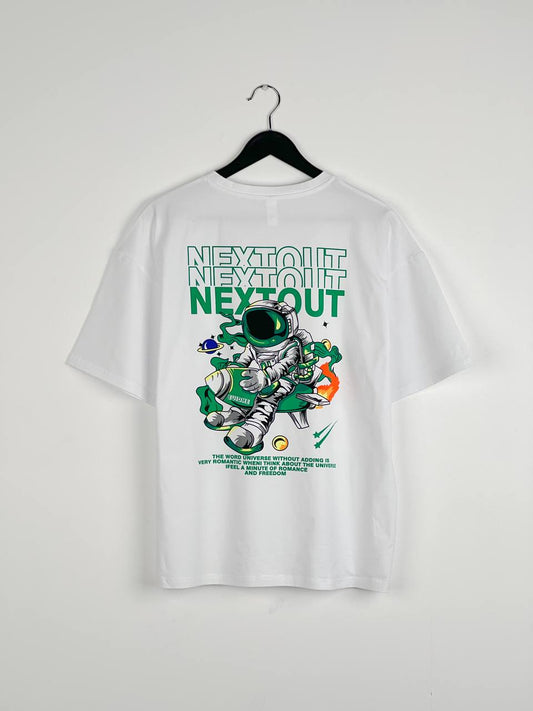 White Nextout T-shirt (TS006)