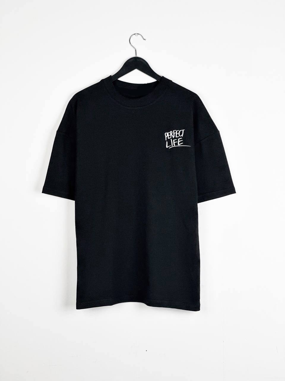 Black Perfect life T-shirt (TS012)