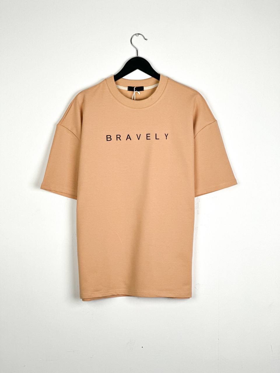 Beige BRAVELY T-shirt (TS021)