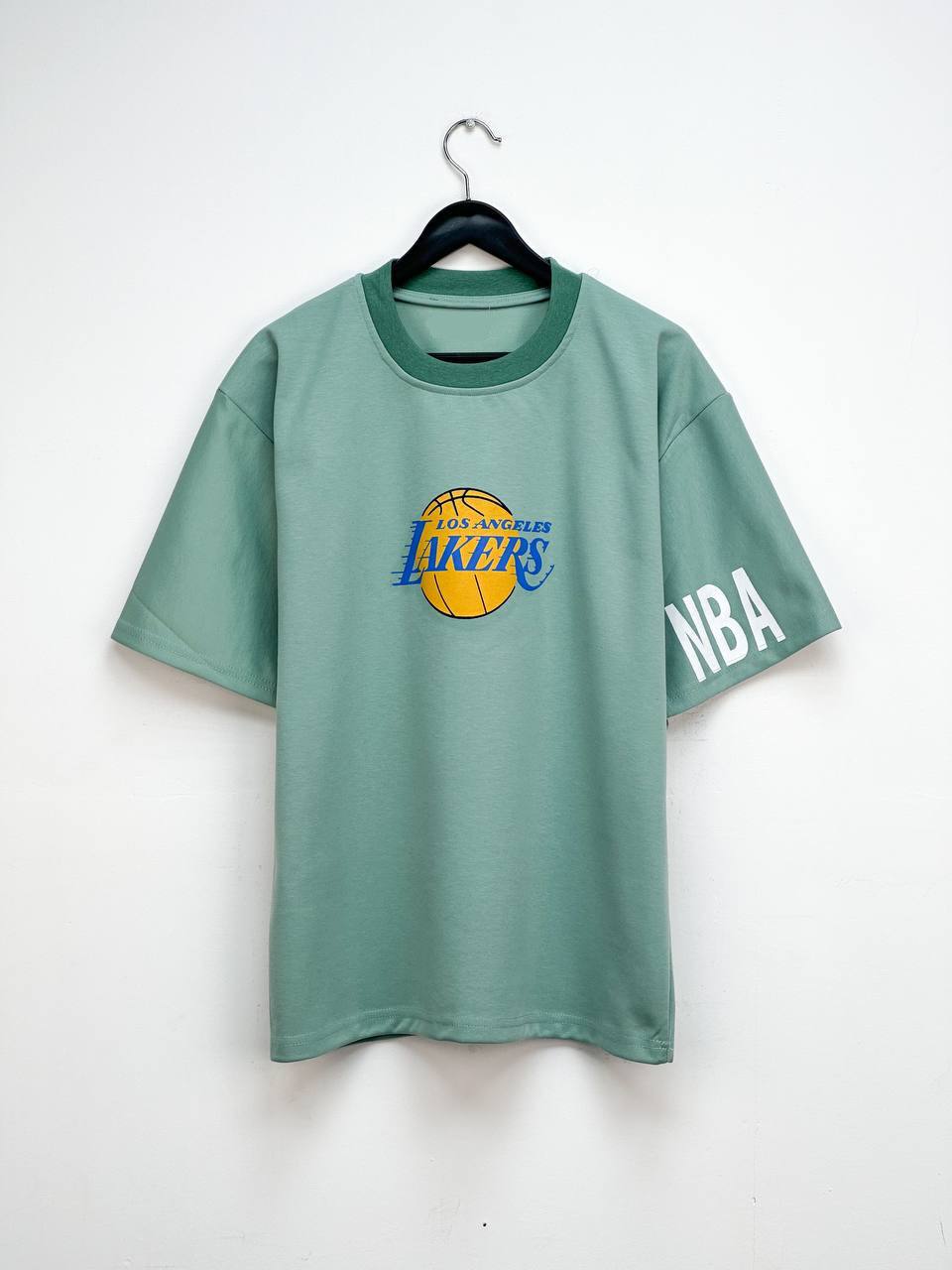 Light Green LAKERS T-shirt (TS022)