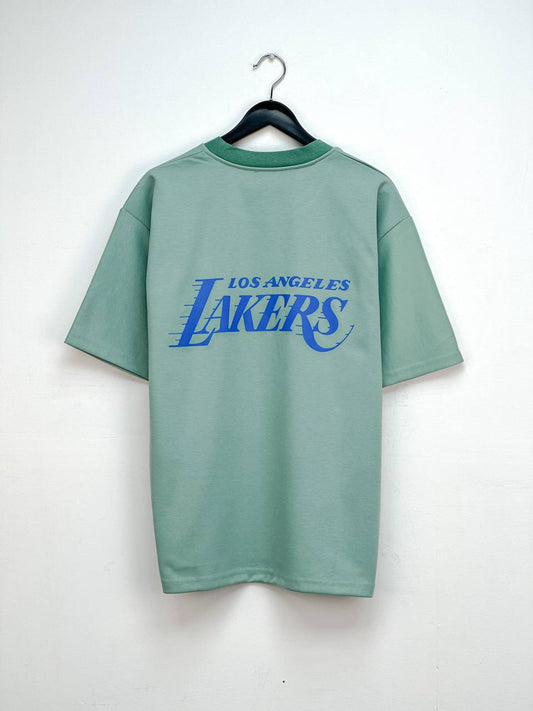 Light Green LAKERS T-shirt (TS022)