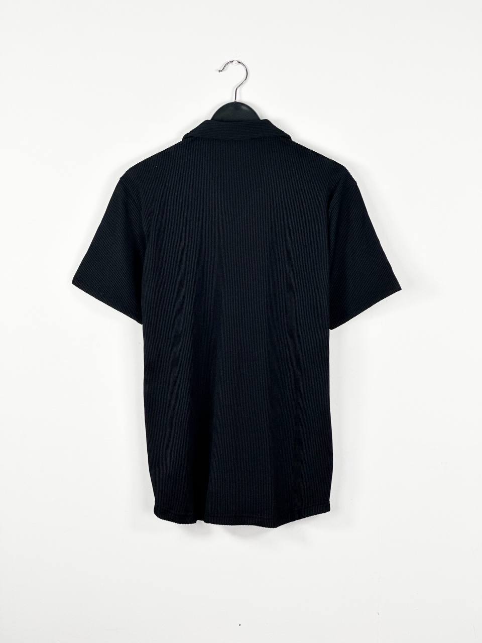 Black Waffle textured shirt (SH004)