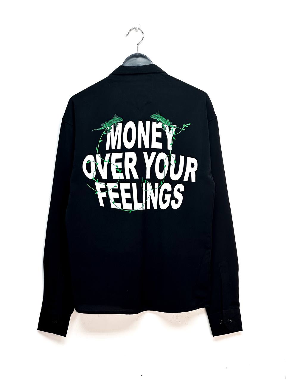 Black MONEY OVER YOUR FEELINGS Shirt (SH003)