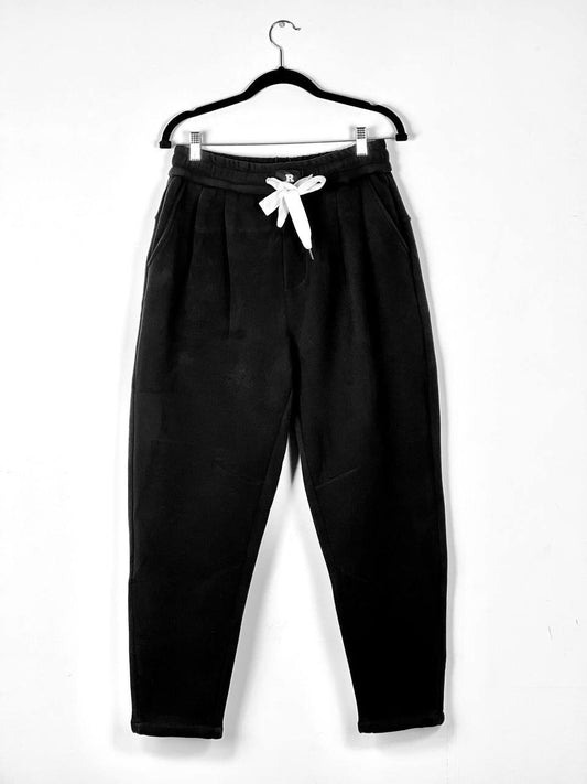 Black Super thick Cotton Pant (P004)