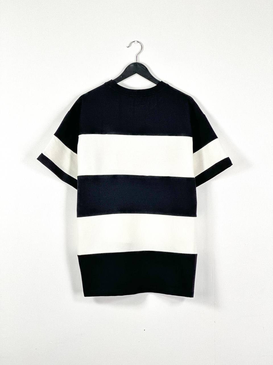 Striped black & white T-shirt (TS028)