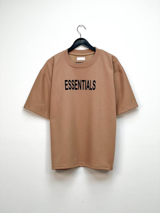 Brown ESSENTIALS T-shirt (TS026)