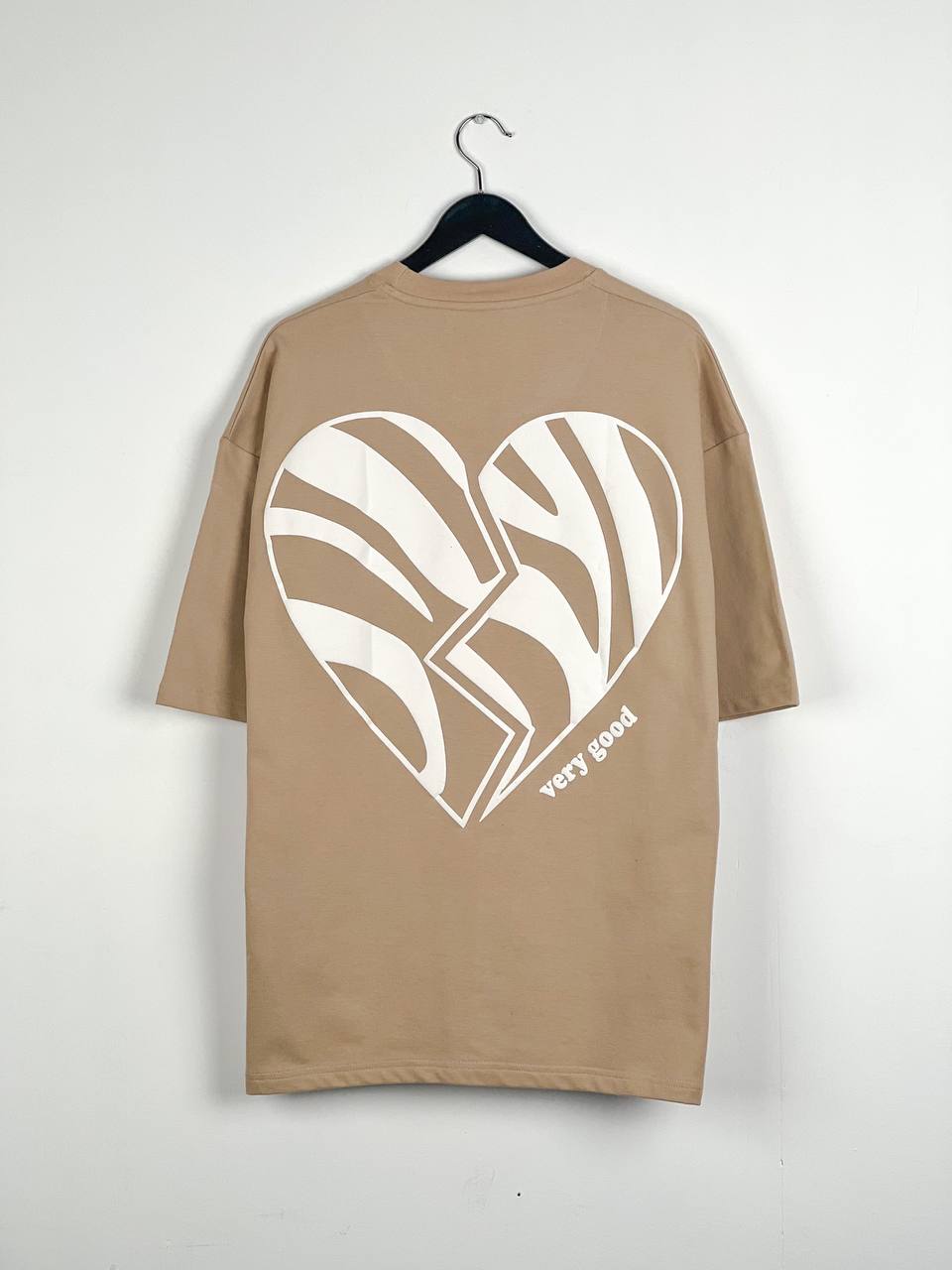 Light Beige Broken Heart T-shirt (TS005)