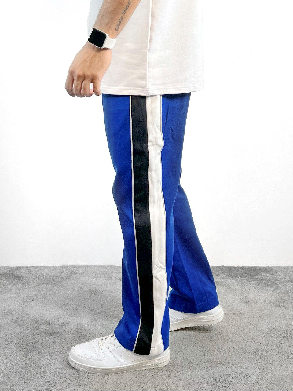 Royal Blue side stripe Pant (P009)