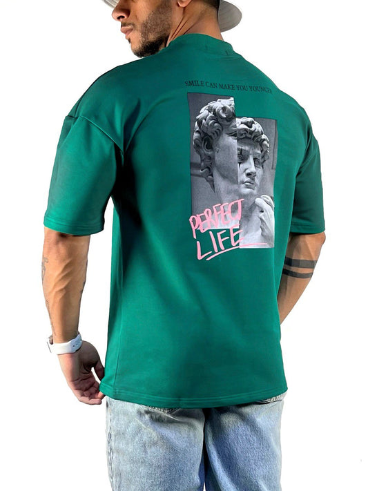 Green Perfect life T-shirt (TS012)