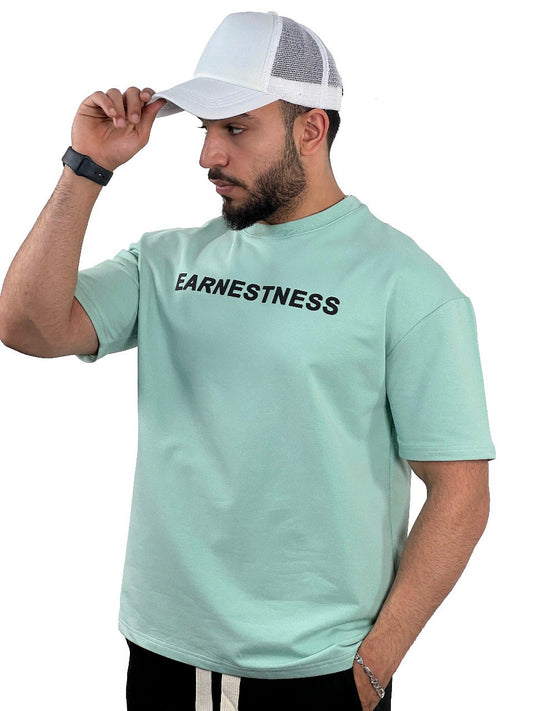 Mint Green EARNESTNESS T-shirt (TS015)