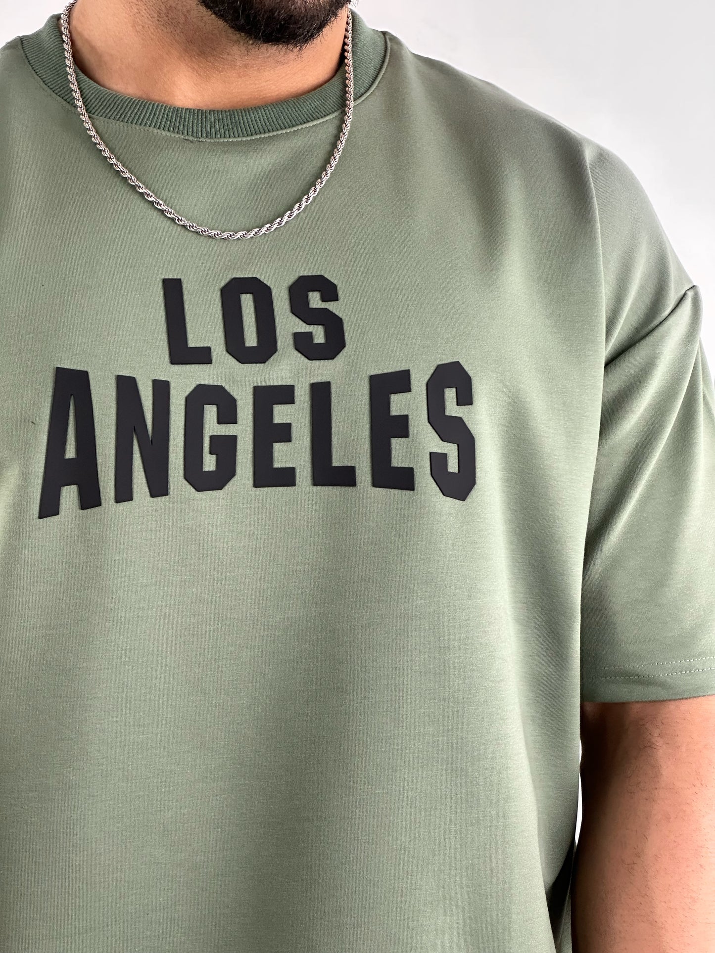 Light Green Los Angelos T-shirt (TS014)