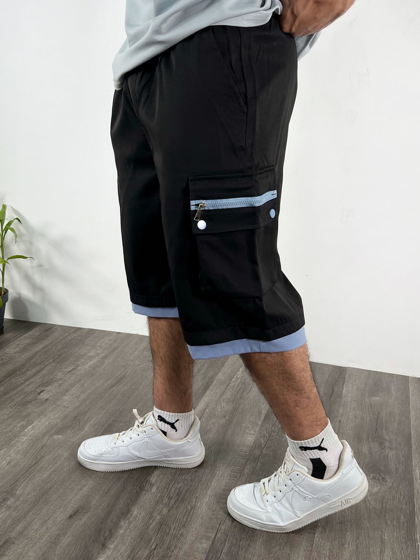 Zipper Cargo Short (S007)