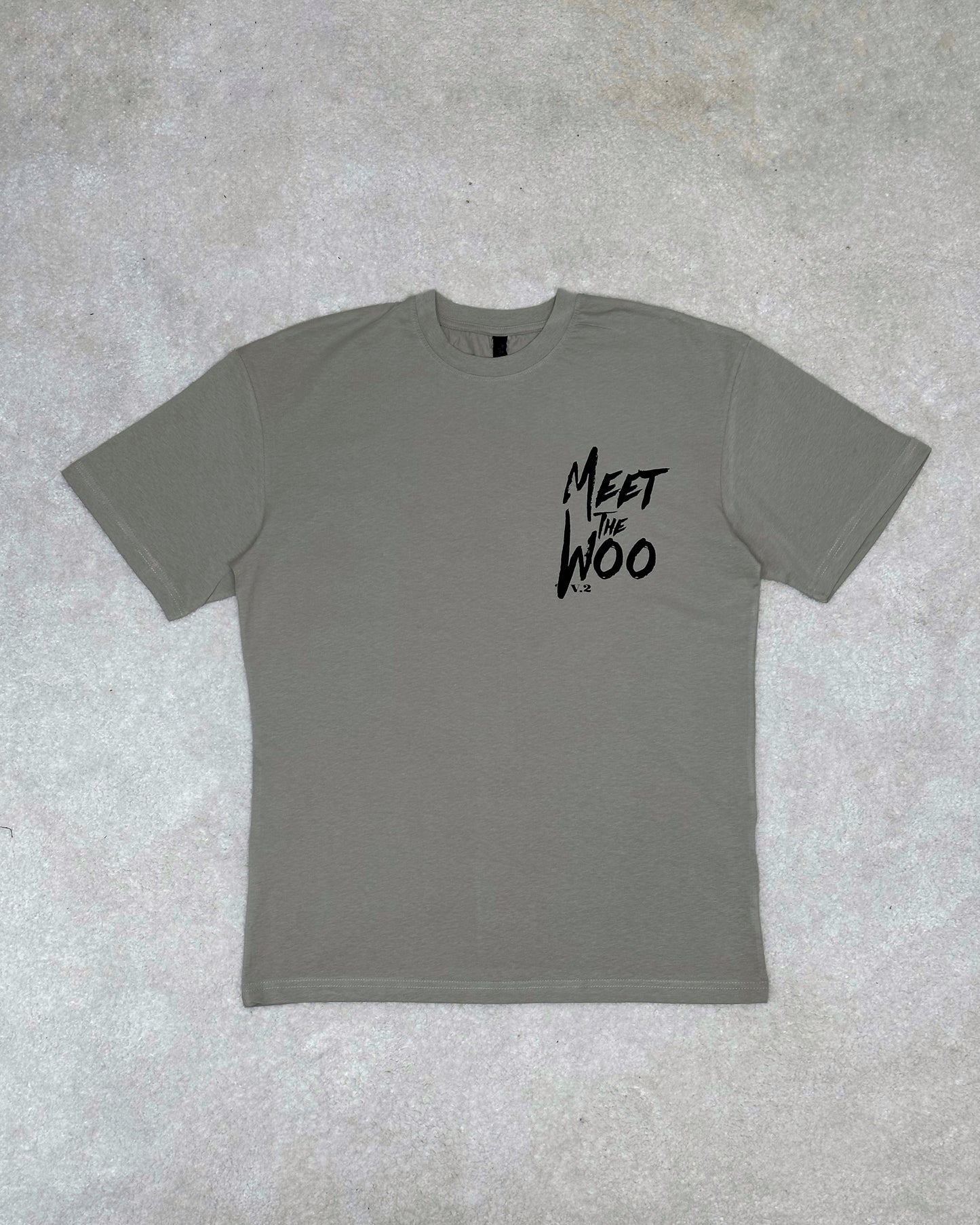 Stone grey Woo T-shirt (TS044)